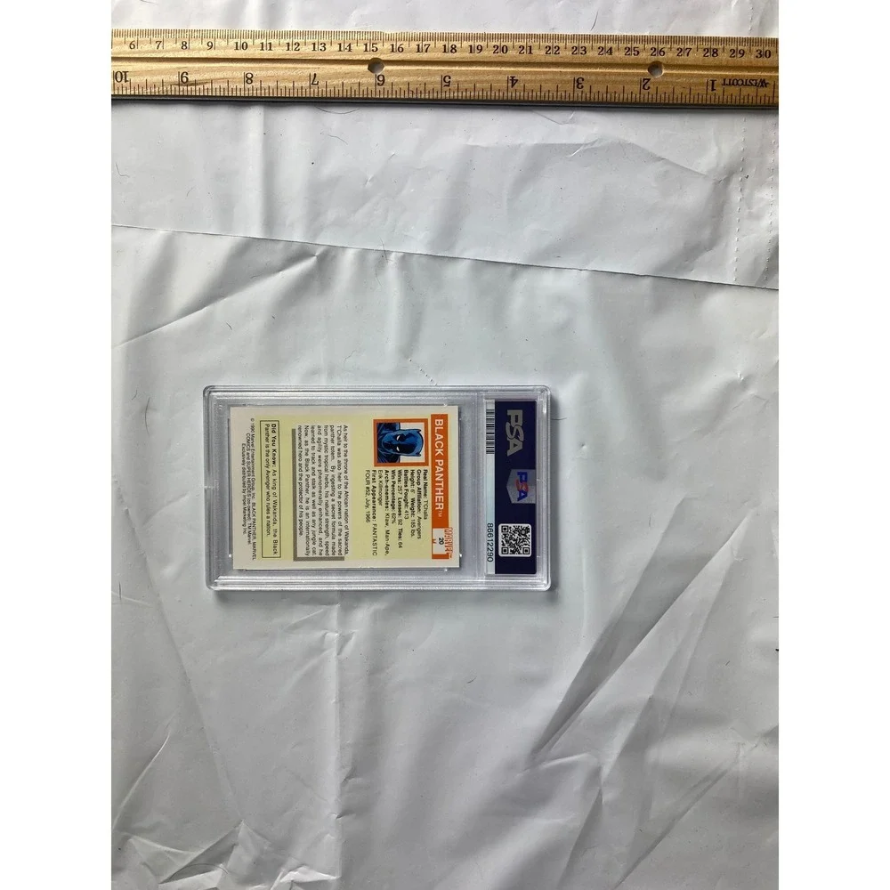 1991 Fleer Black Panther Trading‎ Card PSA Graded 20